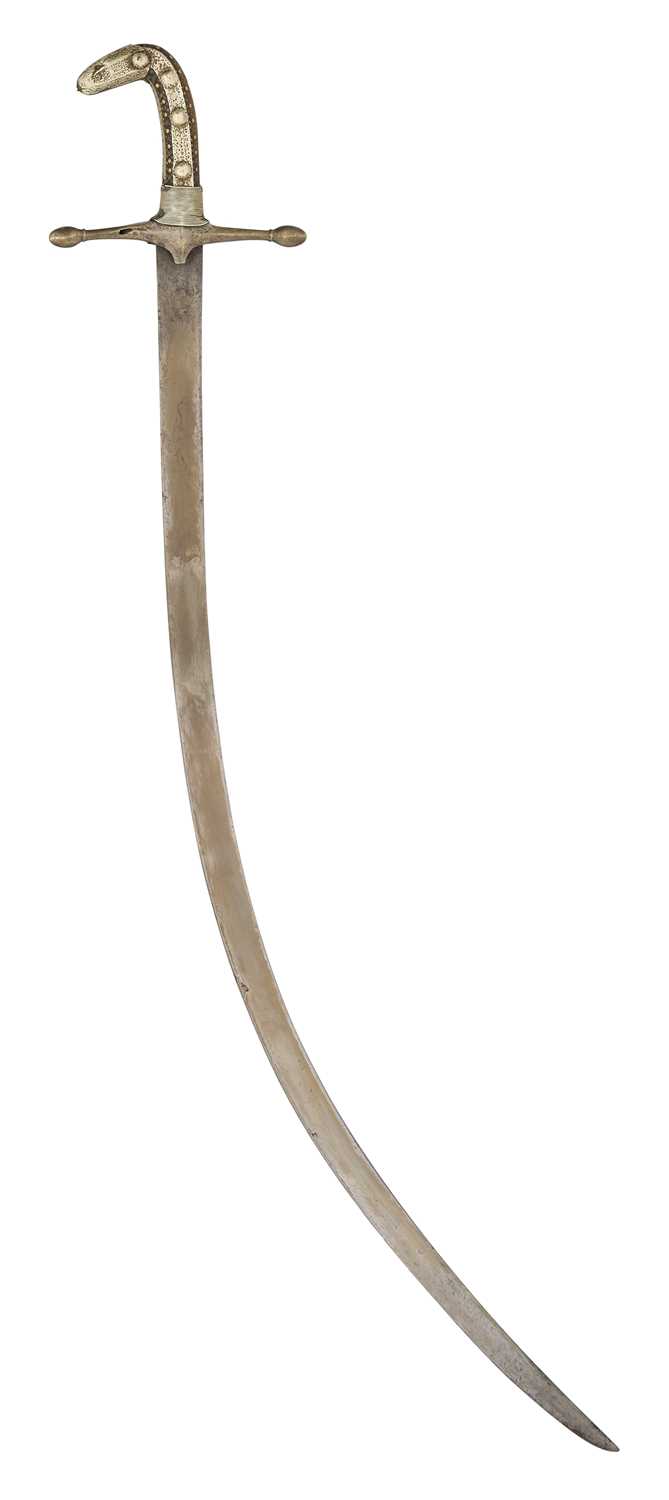 Lot 515 - AN ARAB SHAMSHIR, 19TH CENTURY