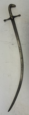 Lot 515 - AN ARAB SHAMSHIR, 19TH CENTURY