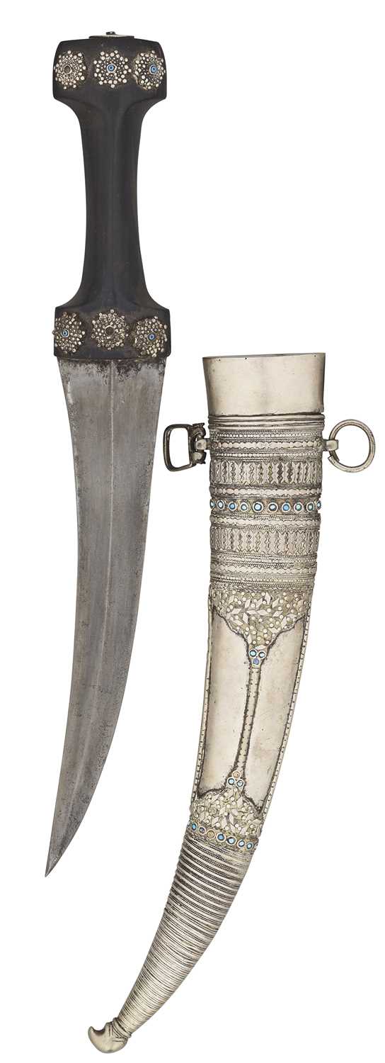 Lot 17 - AN OTTOMAN JAMBIYA, LATE 19TH CENTURY