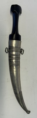 Lot 17 - AN OTTOMAN JAMBIYA, LATE 19TH CENTURY
