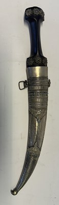Lot 17 - AN OTTOMAN JAMBIYA, LATE 19TH CENTURY