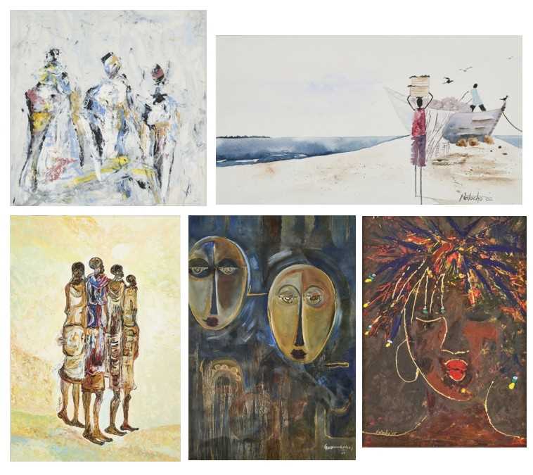 Lot 330 - KWAKU KISSIEDU (GHANAIAN), ANNETTE NATOCHO (UGANDAN), PAULO AKIIKI (UGANDAN) AND STEPHEN GWOKTCHO (UGANDAN)