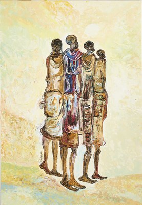 Lot 330 - KWAKU KISSIEDU (GHANAIAN), ANNETTE NATOCHO (UGANDAN), PAULO AKIIKI (UGANDAN) AND STEPHEN GWOKTCHO (UGANDAN)