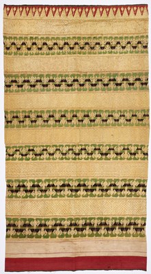 Lot 211 - A WOMAN'S SARONG (TAPIS), LAMPUNG, SUMATRA, INDONESIA, 20TH CENTURY