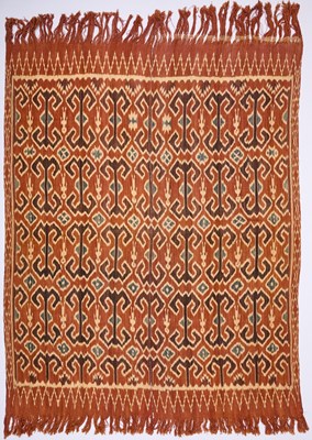 Lot 206 - AN IKAT CLOTH, SUMBA, INDONESIA, 19TH OR EARLY 20TH CENTURY