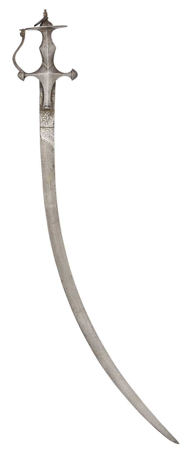 Lot 76 - AN INDIAN TULWAR, LATE 18TH/EARLY 19TH CENTURY