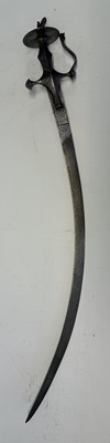 Lot 76 - AN INDIAN TULWAR, LATE 18TH/EARLY 19TH CENTURY