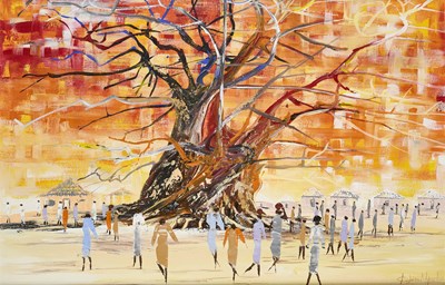 Lot 304 - KWAKU KISSIEDU (GHANAIAN B.1971) AND KOBINA NYARKO (GHANAIAN B.1972)