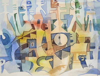 Lot 305 - KWAKU KISSIEDU (GHANAIAN B.1971) AND UNKNOWN ARTIST