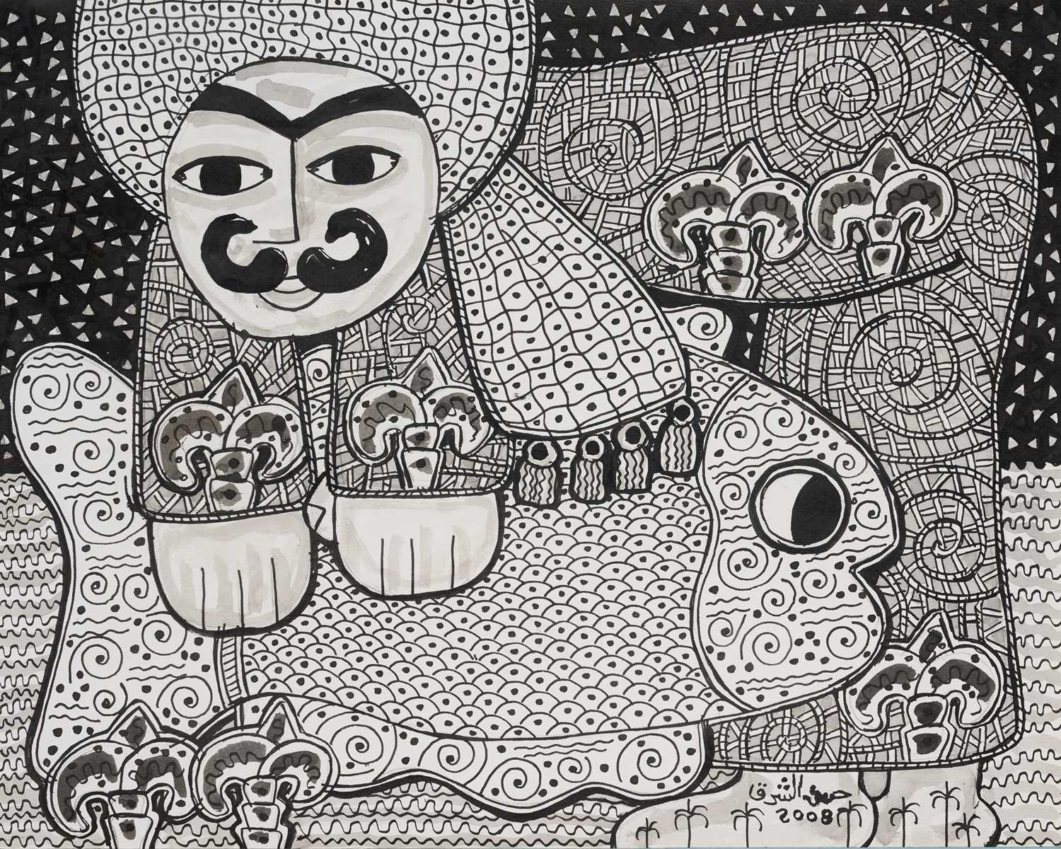 Lot 358 - HASSAN EL SHARQ (EGYPTIAN 1949-2022)