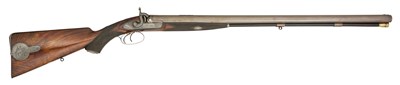 Lot 243 - A FINE 12 BORE PERCUSSION D.B. BIG GAME SPORTING RIFLE BY JAMES SQUIRES, 12 CASTLE STREET