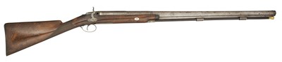 Lot 241 - A RARE 8 BORE CHARLES JONES’S PATENT ‘WATER-PROOF’ PERCUSSION WILDFOWLING GUN BY CHARLES JONES