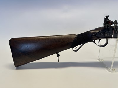 Lot 233 - A .650 (18 BORE) FLINTLOCK SPORTING RIFLE BY THEOP.S RICHARDS OF BIRMINGHAM, EARLY 19TH CENTURY