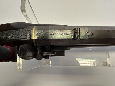 Lot 233 - A .650 (18 BORE) FLINTLOCK SPORTING RIFLE BY THEOP.S RICHARDS OF BIRMINGHAM, EARLY 19TH CENTURY