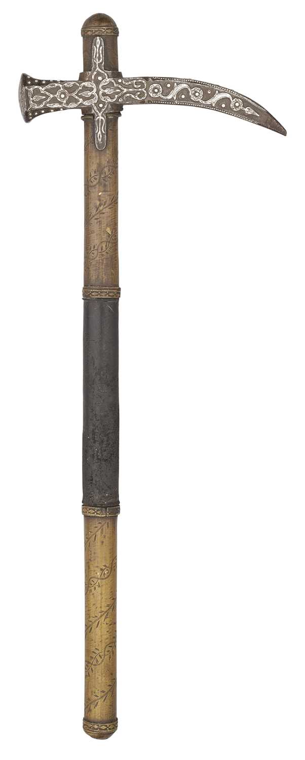Lot 64 - AN EAST EUROPEAN WAR-HAMMER (OBUCH), 17TH CENTURY, HUNGARIAN, POLISH, OR BALKAN