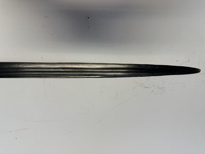 Lot 42 - A RARE ENGLISH OR LOWLAND SCOTTISH BASKET-HILTED BACKSWORD, LATE 16TH/EARLY 17TH CENTURY