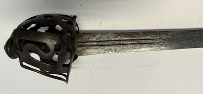 Lot 43 - A SCOTTISH ‘RIBBON’-HILTED BROADSWORD, LAST QUARTER OF THE 17TH CENTURY