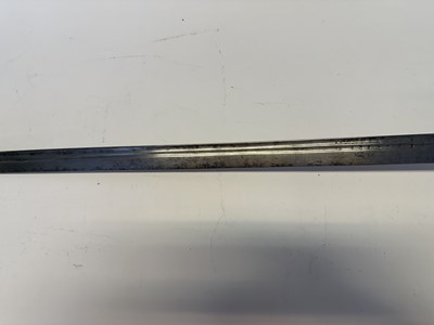 Lot 44 - A SCOTTISH BACKSWORD WITH BASKET GUARD OF GLASGOW TYPE, CIRCA 1720