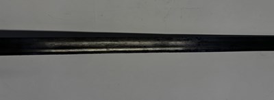 Lot 41 - A FINE SCOTTISH BASKET-HILTED BACKSWORD, THE HILT BY WALTER ALLAN OF STERLING
