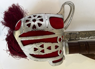 Lot 71 - A SCOTTISH OFFICER’S REGIMENTAL BASKET-HILTED BROADSWORD BY HENRY WILKINSON, PALL MALL, LONDON