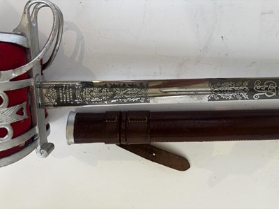 Lot 71 - A SCOTTISH OFFICER’S REGIMENTAL BASKET-HILTED BROADSWORD BY HENRY WILKINSON, PALL MALL, LONDON
