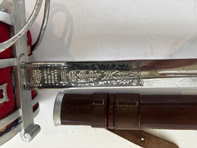 Lot 71 - A SCOTTISH OFFICER’S REGIMENTAL BASKET-HILTED BROADSWORD BY HENRY WILKINSON, PALL MALL, LONDON