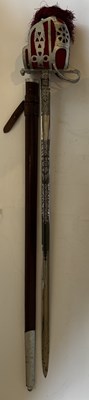 Lot 71 - A SCOTTISH OFFICER’S REGIMENTAL BASKET-HILTED BROADSWORD BY HENRY WILKINSON, PALL MALL, LONDON