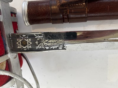 Lot 71 - A SCOTTISH OFFICER’S REGIMENTAL BASKET-HILTED BROADSWORD BY HENRY WILKINSON, PALL MALL, LONDON