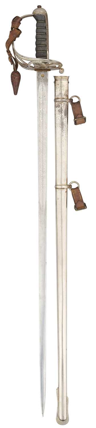 Lot 543 - AN 1827 PATTERN OFFICER’S SWORD OF NO. 4 CO. ROCKY MOUNTAIN RANGERS, CANADA