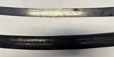 Lot 535 - A FRENCH NAPOLEONIC INFANTRY SABRE (BRIQUET), AND A FRENCH NAVAL SABRE (BRIQUET)
