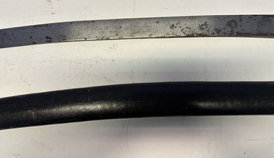 Lot 535 - A FRENCH NAPOLEONIC INFANTRY SABRE (BRIQUET), AND A FRENCH NAVAL SABRE (BRIQUET)