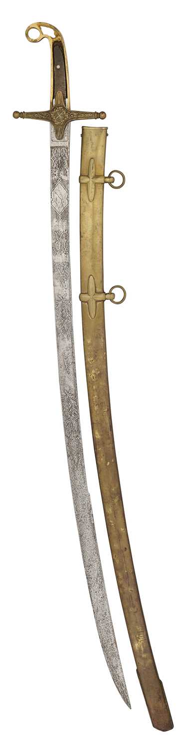 Lot 537 - AN 1831 PATTERN GENERAL OFFICER’S MAMELUKE-HILTED SABRE, MID-19TH CENTURY