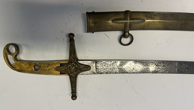Lot 537 - AN 1831 PATTERN GENERAL OFFICER’S MAMELUKE-HILTED SABRE, MID-19TH CENTURY