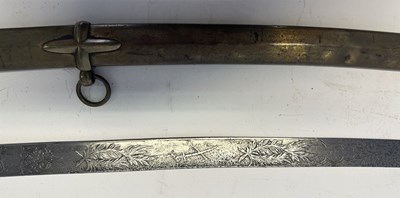 Lot 537 - AN 1831 PATTERN GENERAL OFFICER’S MAMELUKE-HILTED SABRE, MID-19TH CENTURY