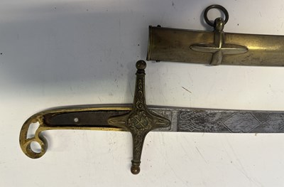 Lot 537 - AN 1831 PATTERN GENERAL OFFICER’S MAMELUKE-HILTED SABRE, MID-19TH CENTURY