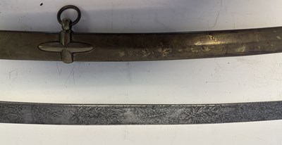 Lot 537 - AN 1831 PATTERN GENERAL OFFICER’S MAMELUKE-HILTED SABRE, MID-19TH CENTURY