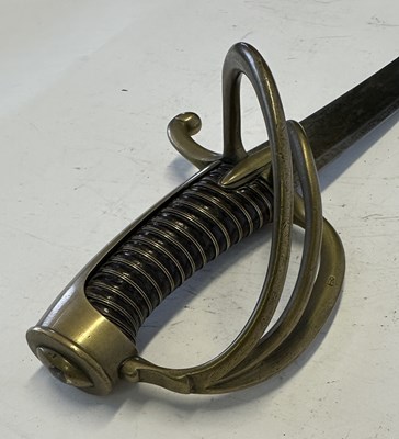 Lot 536 - A FRENCH NAPOLEONIC LIGHT CAVALRY SABRE, REIGN OF NAPOLEON (1804-1814)
