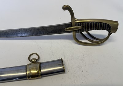 Lot 536 - A FRENCH NAPOLEONIC LIGHT CAVALRY SABRE, REIGN OF NAPOLEON (1804-1814)