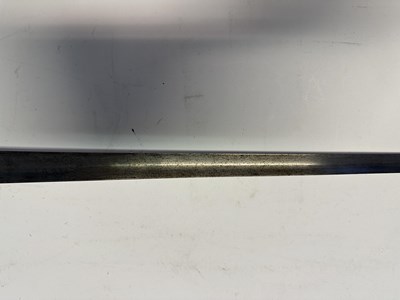 Lot 52 - AN ENGLISH SILVER-GILT HILTED SMALL-SWORD, INDISTINCT SILVER MARKS, LATE 18TH CENTURY