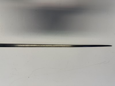 Lot 52 - AN ENGLISH SILVER-GILT HILTED SMALL-SWORD, INDISTINCT SILVER MARKS, LATE 18TH CENTURY