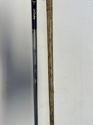 Lot 49 - AN ENGLISH SMALL-SWORD WITH SILVER-GILT HILT, INDISTINCT LONDON HALLMARKS