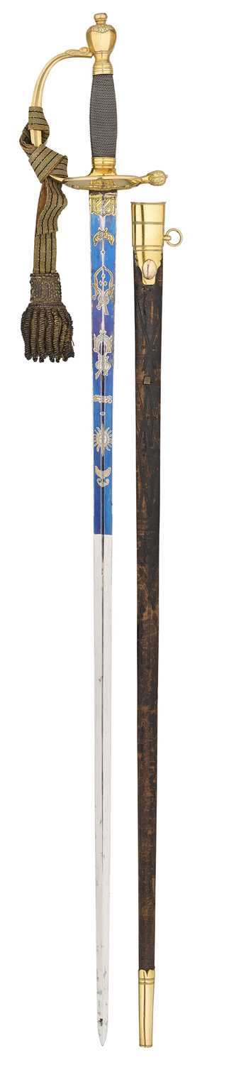 Lot 82 - A FINE 1796 PATTERN INFANTRY OFFICER’S SWORD RETAILED BY GOLDNEYS LATE NEILD, ST. JAMES’S STREET