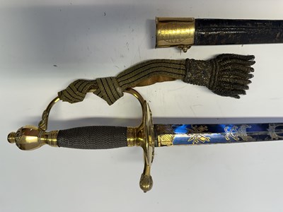Lot 82 - A FINE 1796 PATTERN INFANTRY OFFICER’S SWORD RETAILED BY GOLDNEYS LATE NEILD, ST. JAMES’S STREET