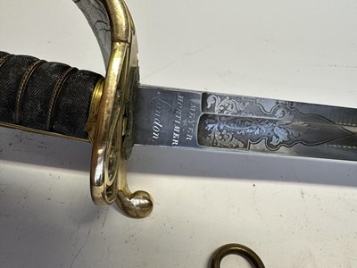 Lot 86 - AN 1845 PATTERN INFANTRY OFFICER’S SWORD RETAILED BY MEYER & MORTIMER, LONDON, MID-19TH CENTURY