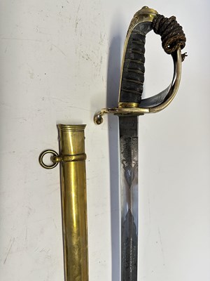 Lot 86 - AN 1845 PATTERN INFANTRY OFFICER’S SWORD RETAILED BY MEYER & MORTIMER, LONDON, MID-19TH CENTURY