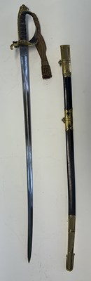 Lot 85 - AN 1845 PATTERN INFANTRY OFFICER’S SWORD RETAILED BY MEYERS & MORTIMER, CONDUIT ST.