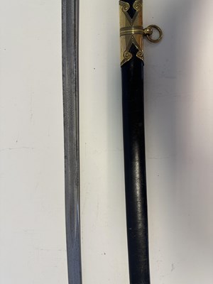 Lot 85 - AN 1845 PATTERN INFANTRY OFFICER’S SWORD RETAILED BY MEYERS & MORTIMER, CONDUIT ST.