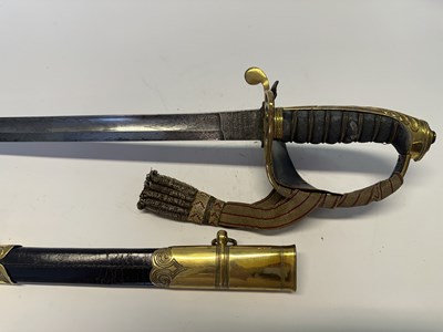 Lot 85 - AN 1845 PATTERN INFANTRY OFFICER’S SWORD RETAILED BY MEYERS & MORTIMER, CONDUIT ST.