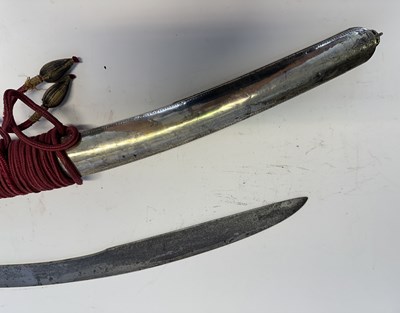 Lot 74 - A TURKISH KILIJ WITH GOLD BLADE INSCRIPTIONS, PROBABLY REIGN OF SELIM III (1789-1807)