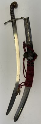Lot 74 - A TURKISH KILIJ WITH GOLD BLADE INSCRIPTIONS, PROBABLY REIGN OF SELIM III (1789-1807)